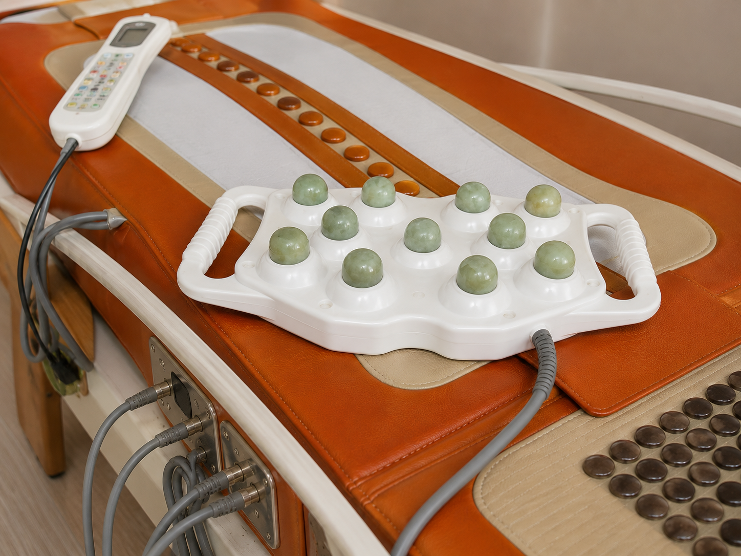 Xmed Thermo Bed Pro – Професионално термомасажно легло с нефрит и турманий — изображение 4