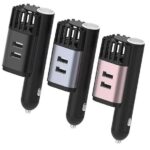 Пречиствател и йонизатор за въздух за кола 3в1 с USB