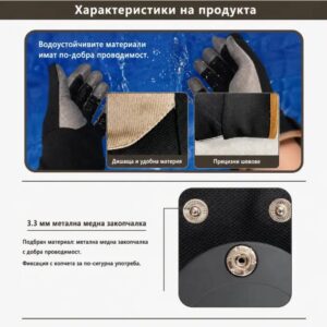 Електроимпулсни ръкавици за EMS терапия
